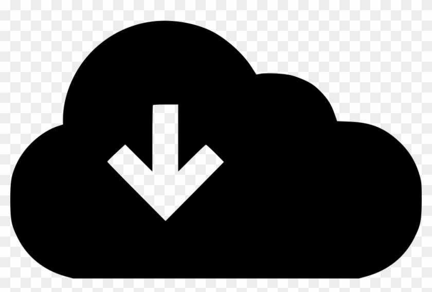 Down Streaming Cloud Arrow Pointer Comments - Emblem #281135