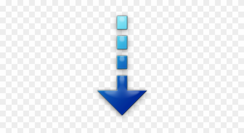 Arrow - Down Arrow Icon Blue #281268