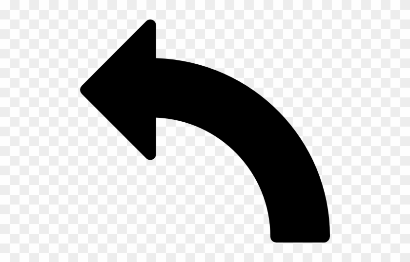 Curve Arrow Point To Left Free Icon Curved Arrow In Vector Free 