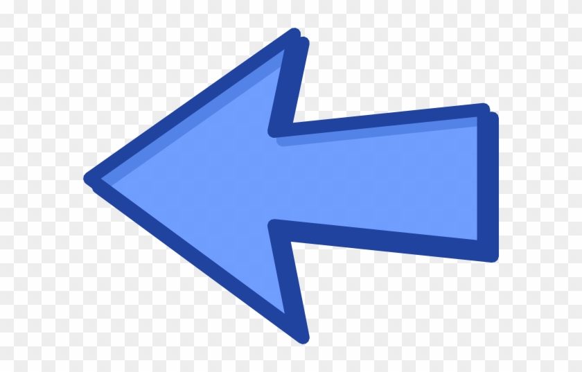 Left Arrow Clip Art - Blue Arrow To The Left #281352