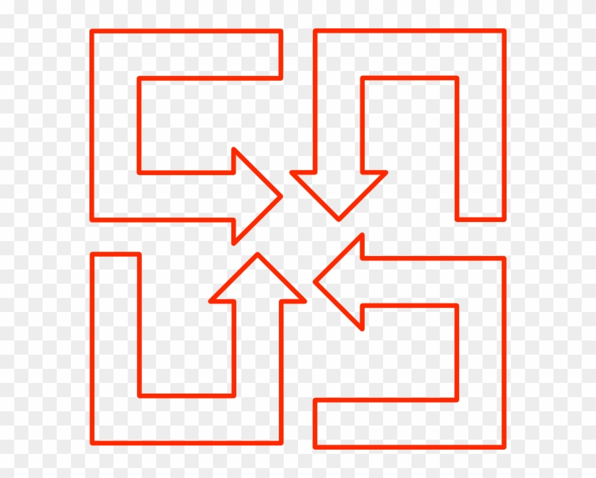 Free Vector U Shaped Arrow Set Clip Art - Rotation Of A Shape #281391