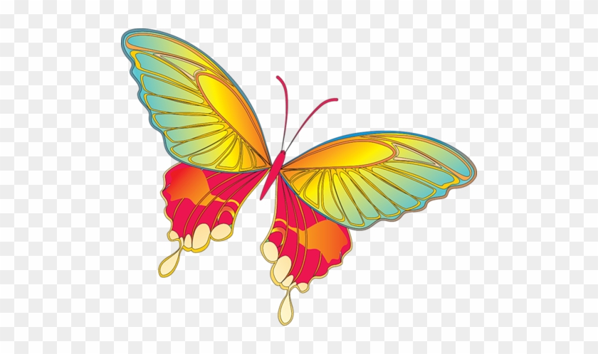 Yellow Butterfly Clipart Png #281410