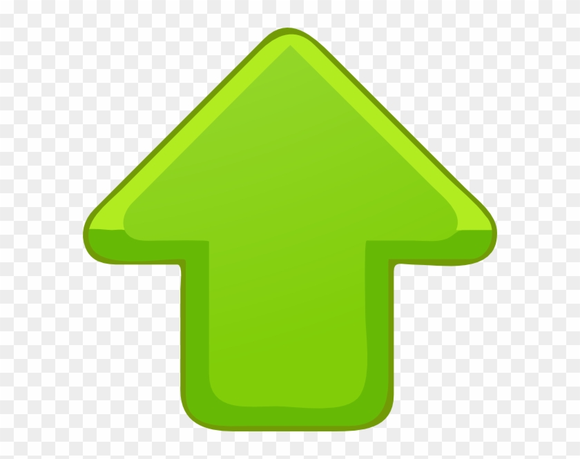 Up Arrow Green Small Clip Art - Green Up Arrow Icon #281435