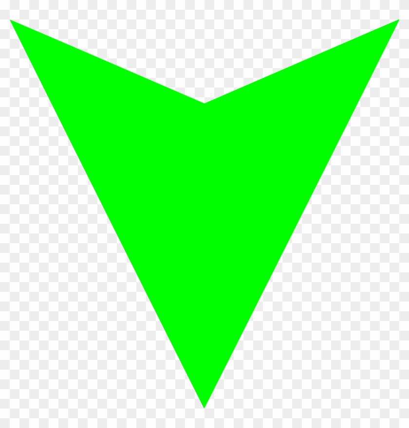 Inspiring Green Arrow Clip Art Medium Size - Green Down Arrow Png #281448