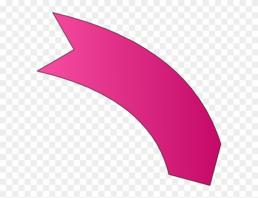 Curved Arrow Pink #281545