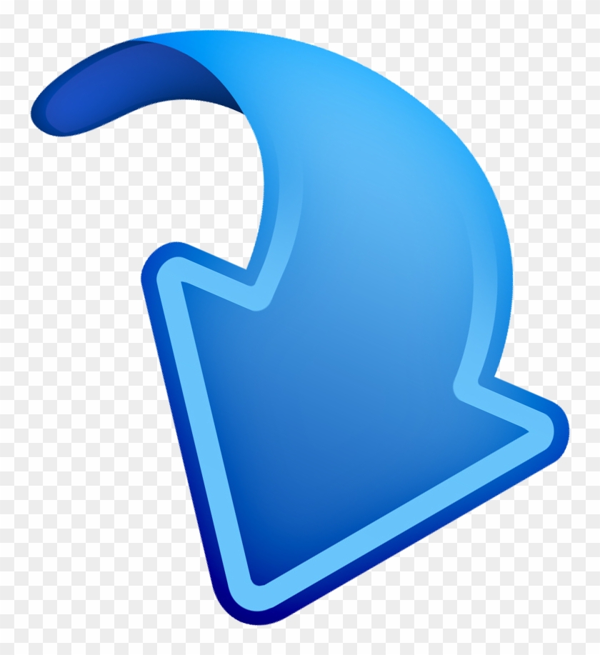 Down Arrow Icon Icon - Blue Arrow Down Png #281550