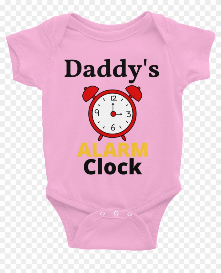 Daddy's Alarm Clock Baby Onesie Short Sleeve - New Collection Of Being Human Shirts #281557