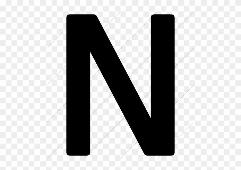 University Of North Carolina At Greensboro - Black And White Letter N #281599
