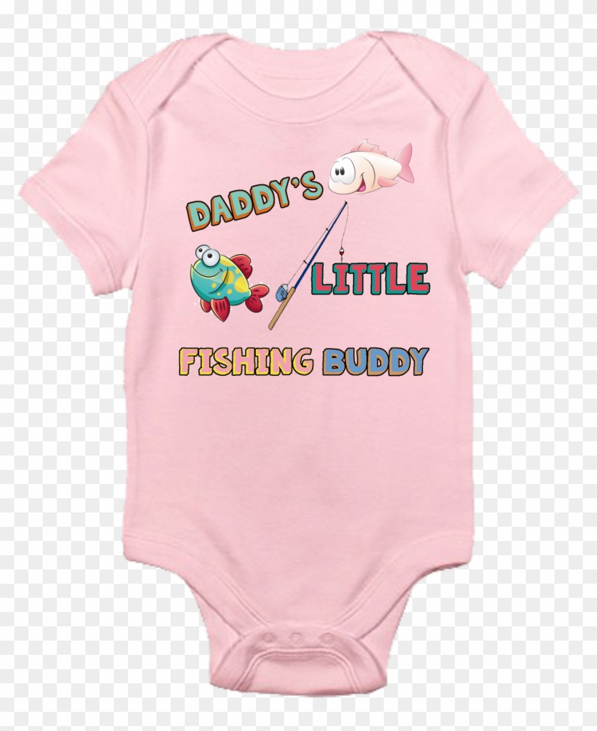 Baby Bodysuit Daddy S Little Fishing Buddy - Baby Bodysuit Daddy S Little Fishing Buddy #281628
