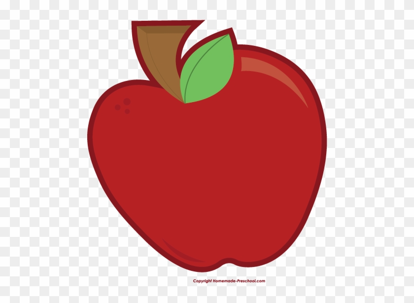 Fruit Clipart School - Apple Clipart #281761