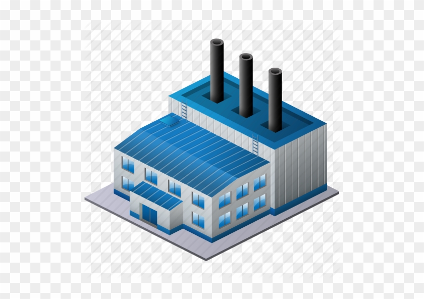 Industrial Clipart 3d Factory - Plant Icon #281794