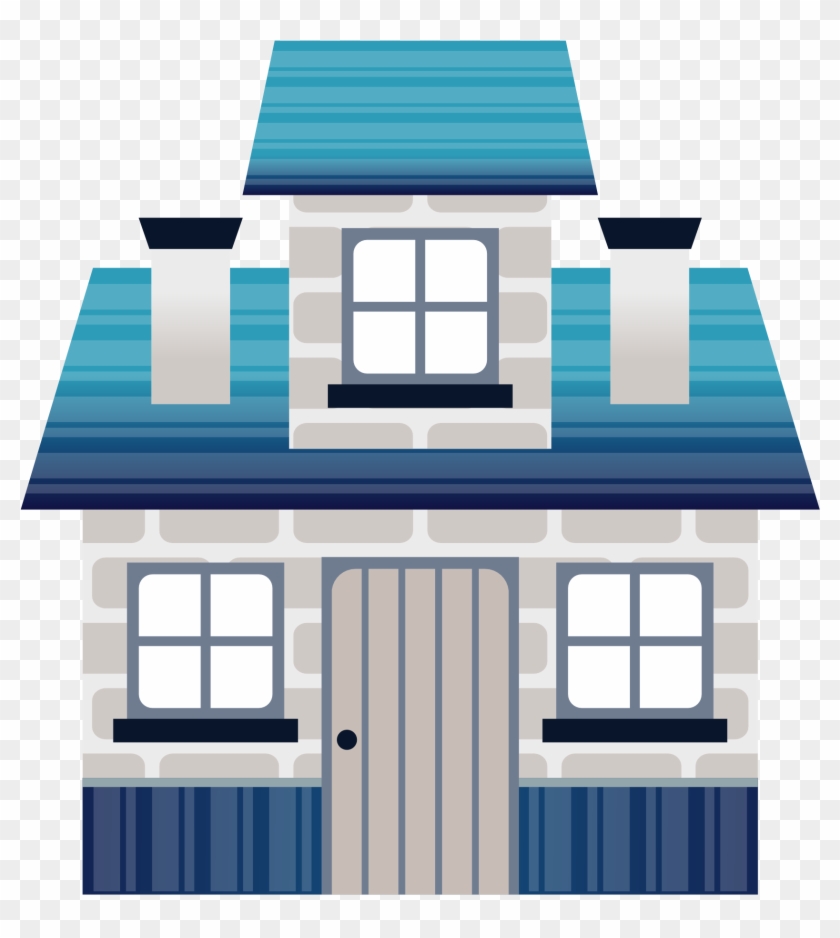 Clip Art Abstract Shop Store House 2 Scalable - House Vector Art Png #281808