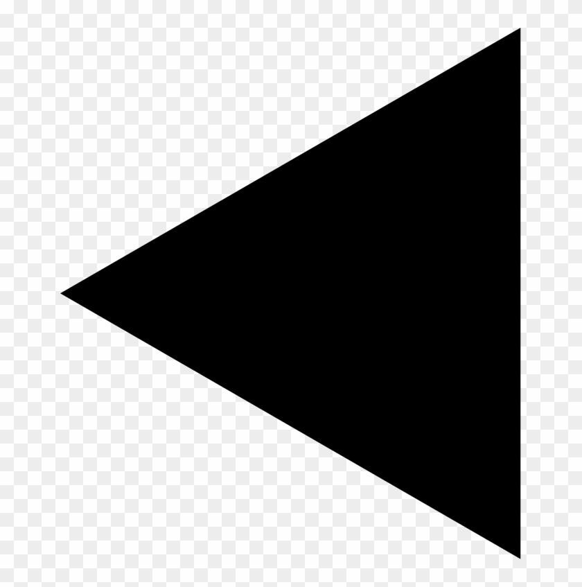 Pictures Of Arrows Pointing Left - Triangle Svg #281827