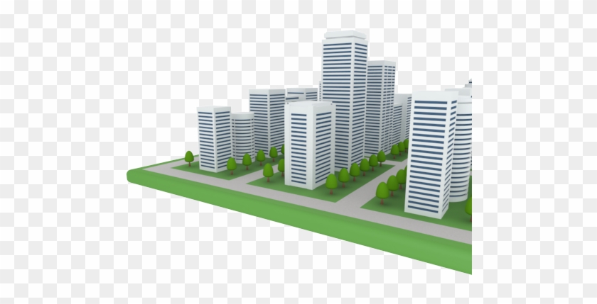 Tall Building Clipart 3d - 3d Building Images Png #281837