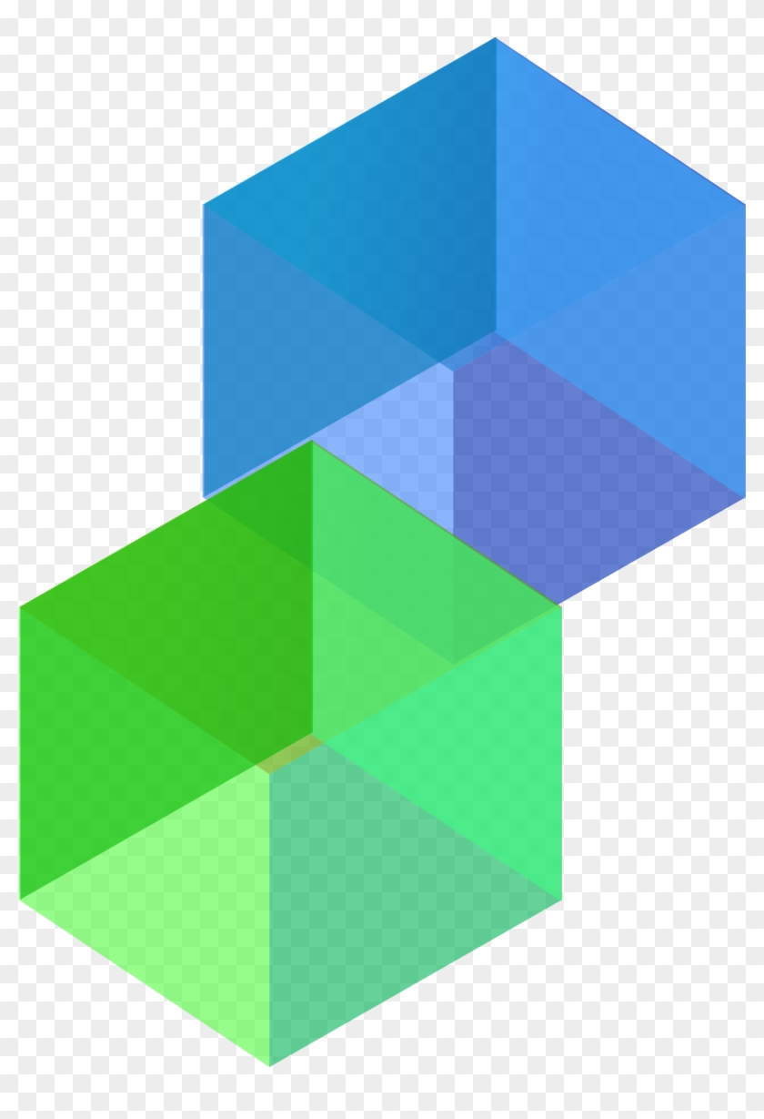 Clipart - 3d Cubes - 3d Shapes Vector Png #281842