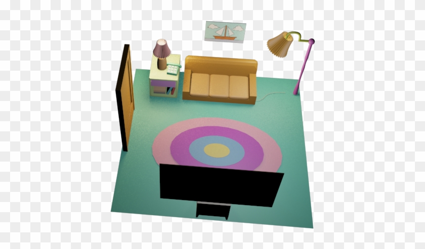 3d Model Of The Simpsons' House - Room #281860