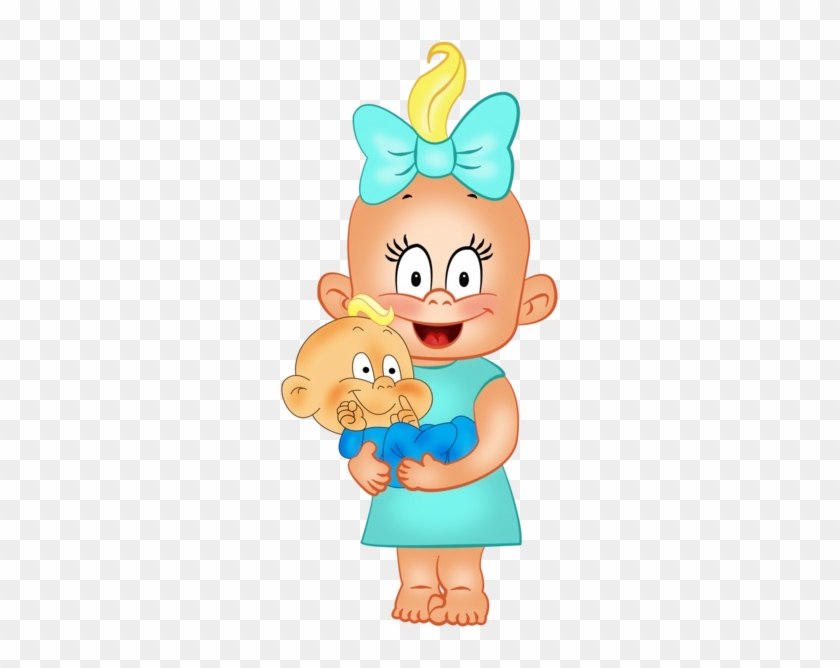 Funny Baby Cartoon Clip Art Images Are On A Transparent - Mother Baby Daughter Cartoon #281865