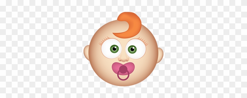 Gingermoji7 All408px 0048 Layer Comp 49 Babygirl - Red Haired Baby Emoji #281895