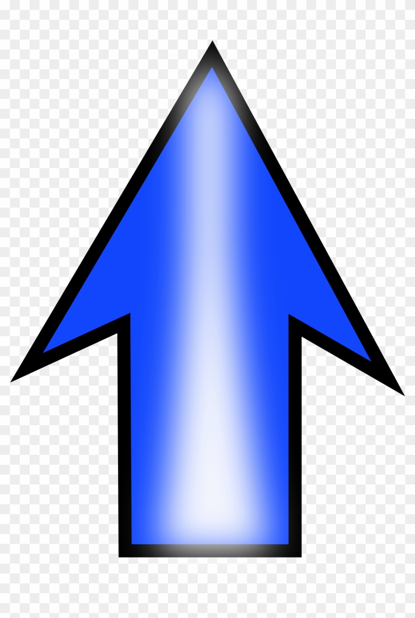 Illustration Of A Blue Arrow - Blue Arrow Pointing Up #281911