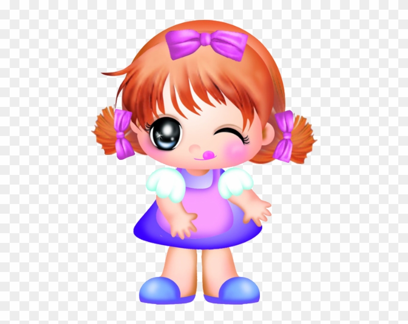 Cute Baby Girl - Cartoon Girl Cute Png - Free Transparent PNG Clipart  Images Download