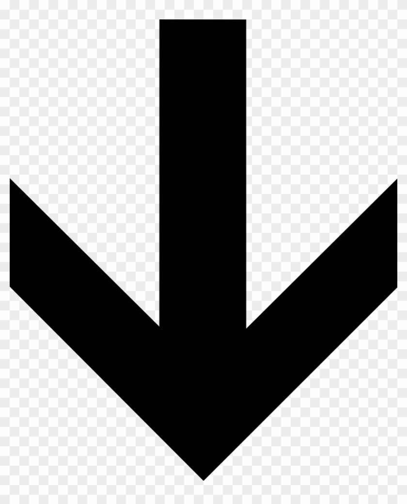 Down Arrow Solid Direction Transparent Image - Arrow Copy And Paste ...