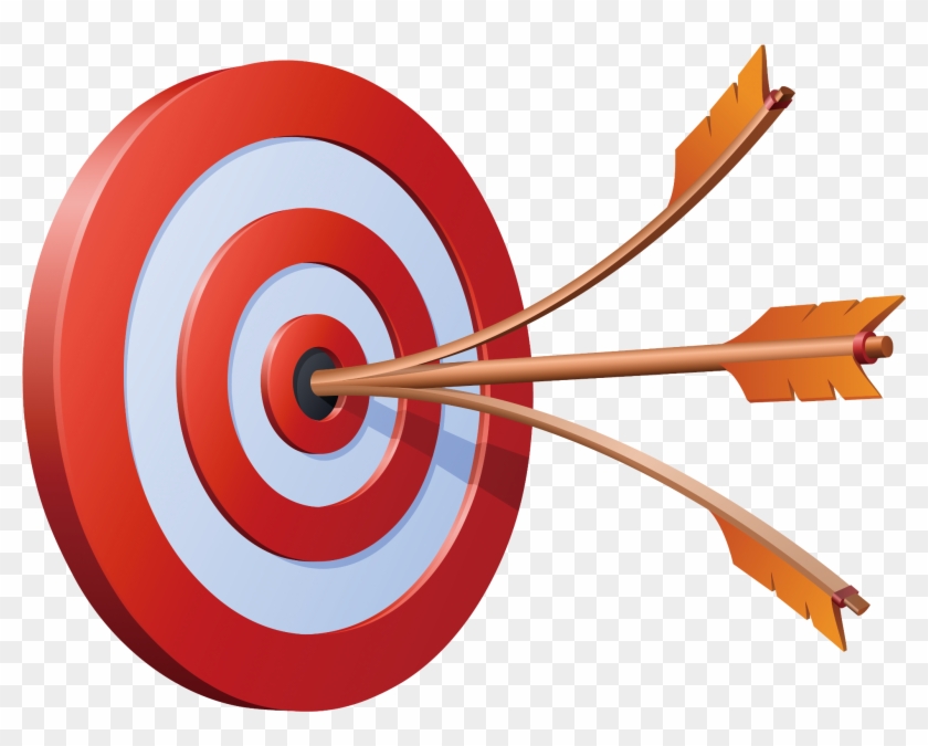 Shooting Target Bullseye Clip Art - Tir A L Arc Png #281968