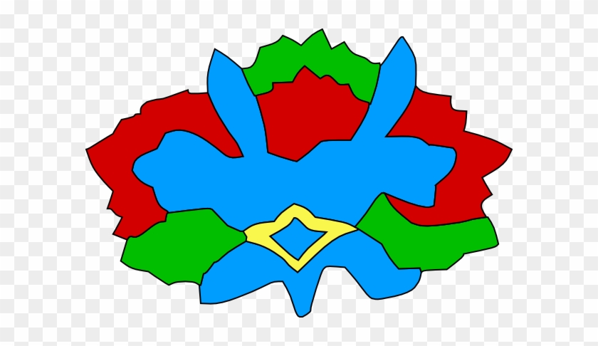 Free Vector Colorful Decorative Flower Clip Art - Clip Art #281977