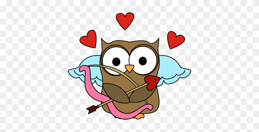 Owl Cupid - Owl Valentines Day Clipart #282055