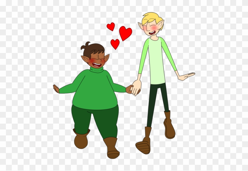 Clipart Kids Holding Hands - Cartoon #282131