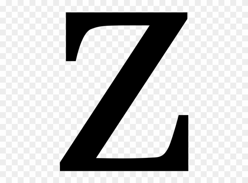 Small Long Arrow Clipart - Letter Z In Black #282214
