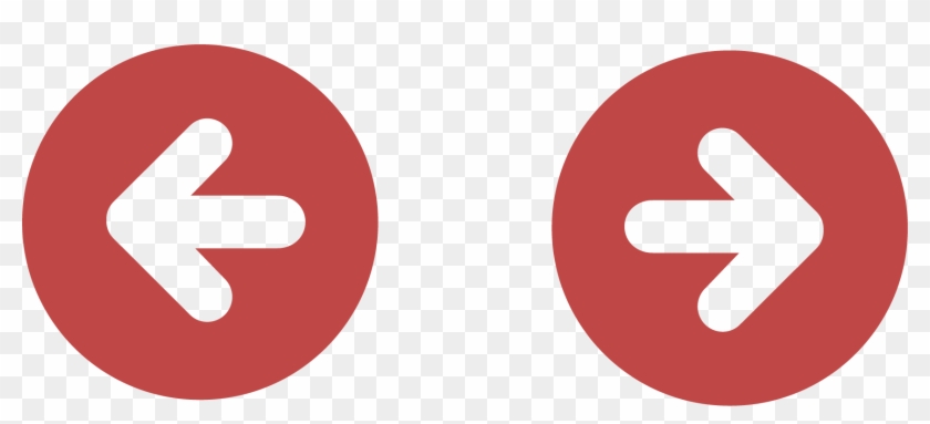 Circle Arrow Logo Icon - Red Arrow Button #282312