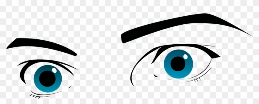 Cartoon Eye 14, - Occhi Png #282351