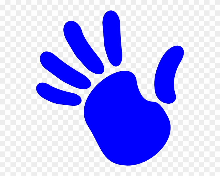 Hands Clipart Blue #282355