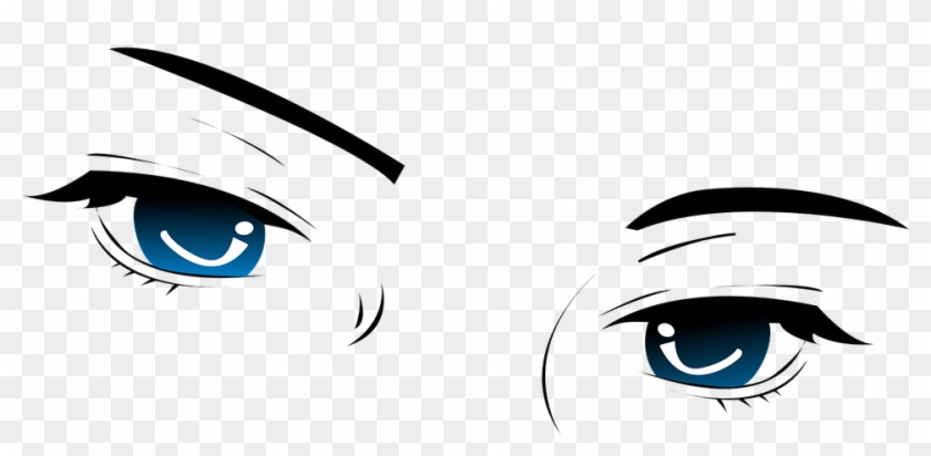 Angry Cartoon Eyes 12, - Eyebrow - Free Transparent PNG Clipart Images  Download