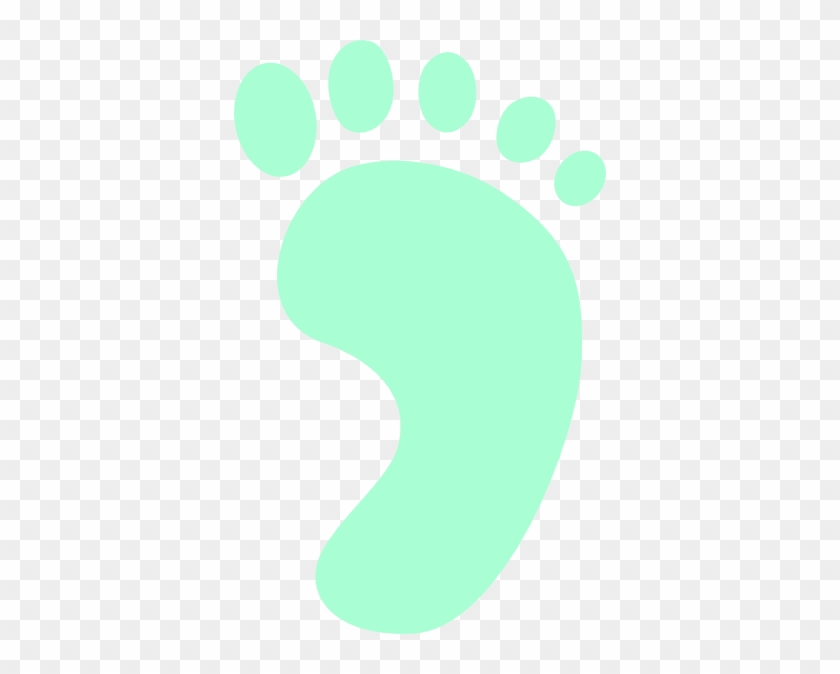 Left Foot Svg Clip Arts 372 X 594 Px - Circle #282361