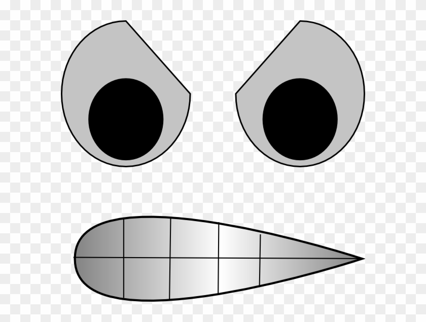 Angry Cartoon Eyes - Cartoon Eyes And Mouth - Free Transparent PNG Clipart  Images Download