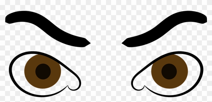 Angry Cartoon Eyes - Angry Eyes Clipart #282426