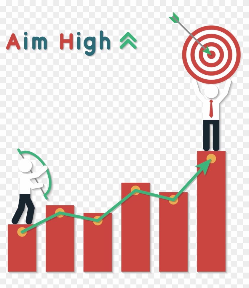 Bar Chart Clip Art - High Target #282470