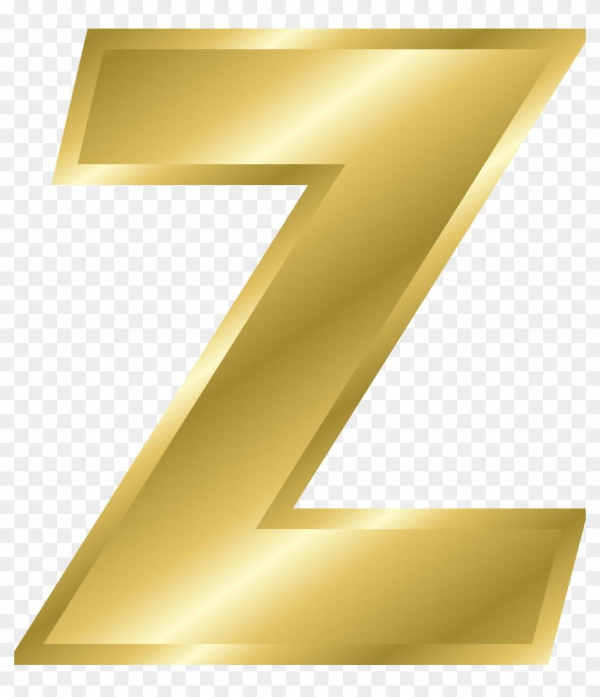 Big Image - Gold Letter Z Png #282514