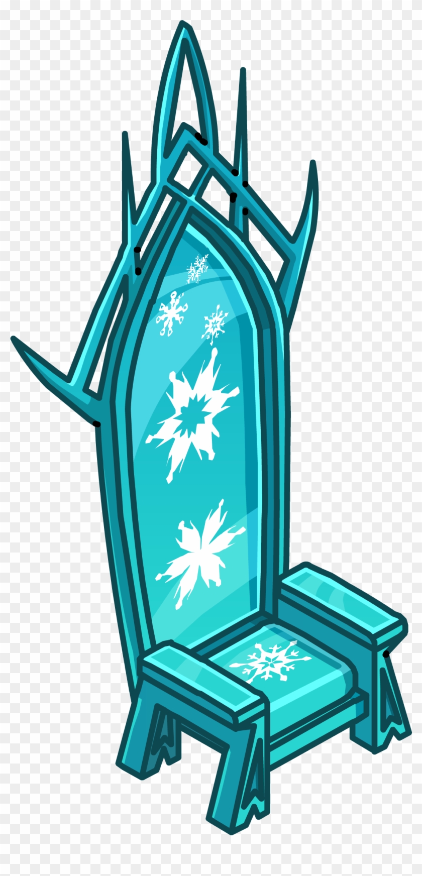 Ice Throne - Club Penguin Ice Furniture #282556