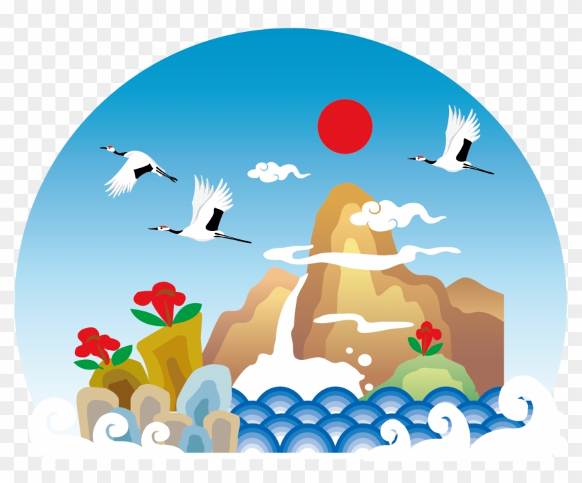 China Download Clip Art - 松 鹤 图 #282566