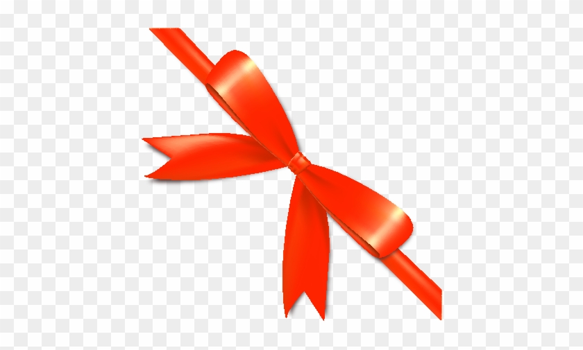 Ribbon Orange Icon2 - Bow And Ribbon Orange #282685