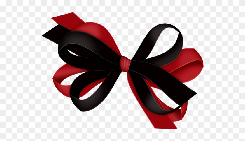 Red And Black Bow Clipart - Red And Black Bow #282720