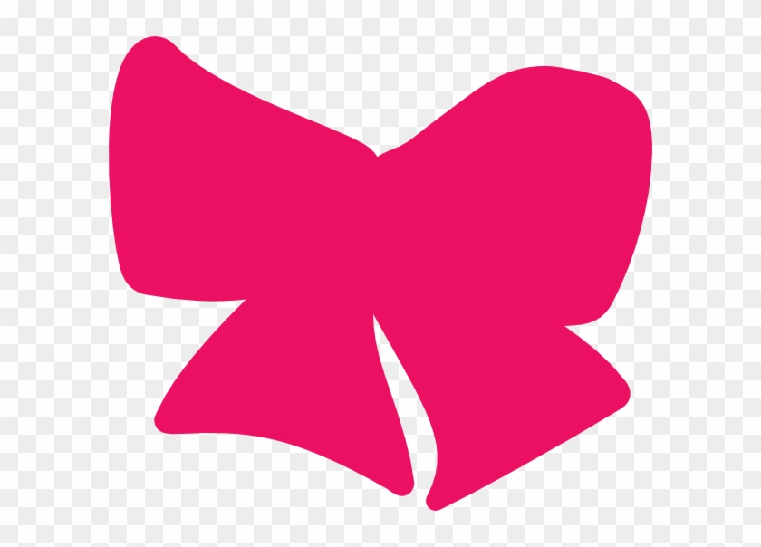 Pink Bow Clipart The Cliparts Databases - Hair Bow Clipart Png #282726