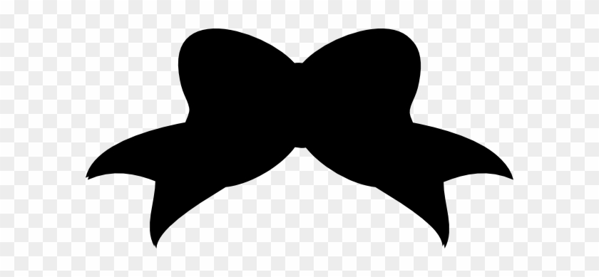 Black Ribbon Bow Clipart #282781