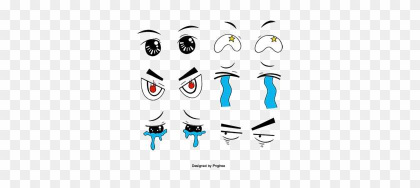 Cartoon Eye Collection Element, Big Eyes, Cross-eye, - Eye #282791