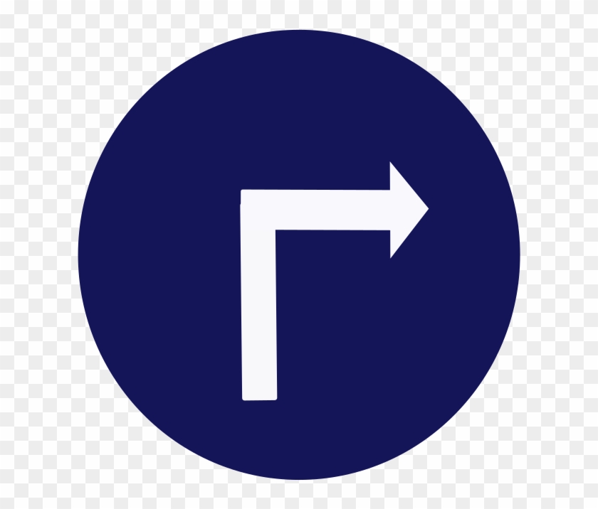 Computer Icons Clip Art - Turn Right Sign Clipart #282857