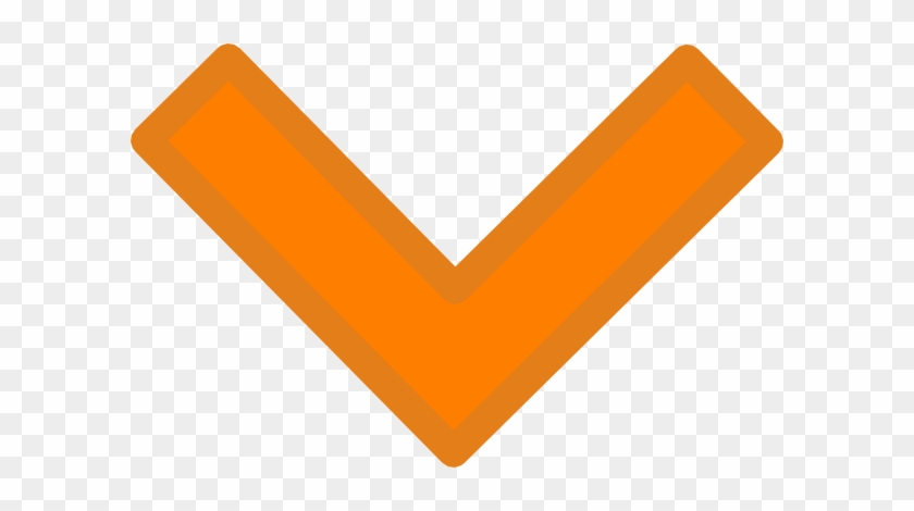 Down Arrow Png Orange #282867