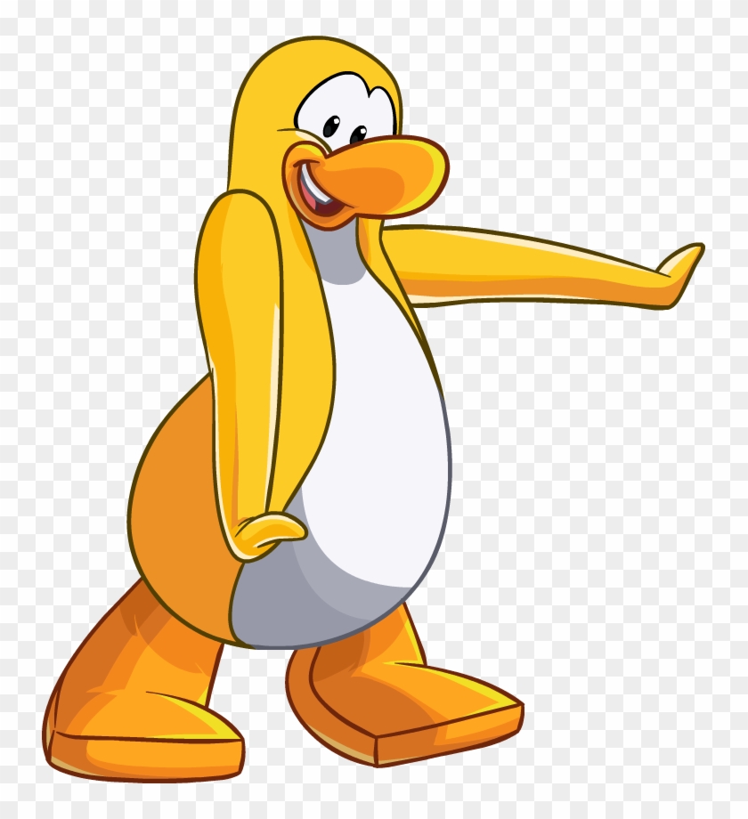 Club Penguin Yellow Penguin - Pinguino Animado Club Penguin #282951