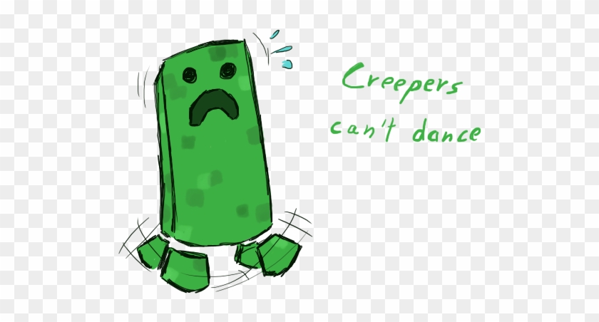 Creepers Cant Dance - Minecraft Creeper Clear Background #282990